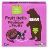 Image 1 : NEW 5 X 100G BEAR FRUIT ROLLS BLACKCURRANT