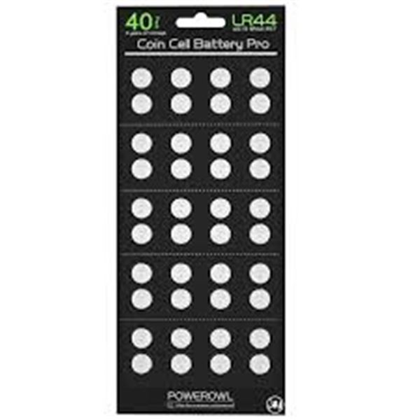 NEW 40 PACK COIN CELL BATTERY PRO LR44