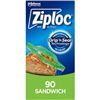 Image 1 : NEW WITH BOX 90 SANDWICH ZIPLOC BAGS