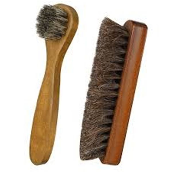 NEW SUSSURRO 2 PIECE SHOE BRUSH