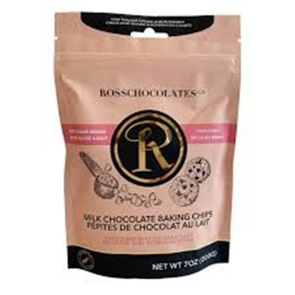 NEW 200G ROSSCHOCOLATES MILK CHOCOLATE BAKING CHIP