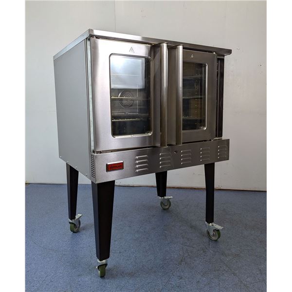 40" Full Size Natural Gas Convection Oven, 60K BTU, Omcan 47750|R5-3