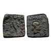 Image 1 : Indo-Greek, Theophilos Dikaios (130-129 BC), Copper Unit, 5.58 gms,