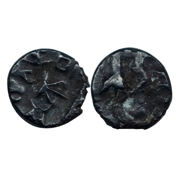 Panchala, Agnimitra II (c. 100 AD), Copper Unit, 0.59 gms