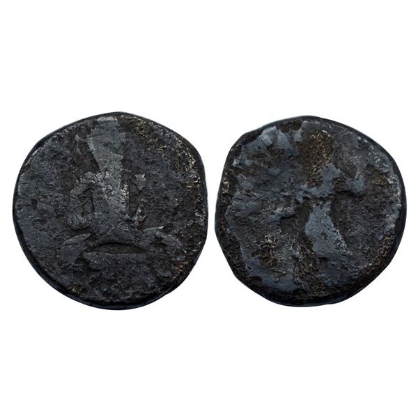 Kushan, Kanishka I. (c. 127/28-152 AD), Copper Tetradrachm, 15.64 gms