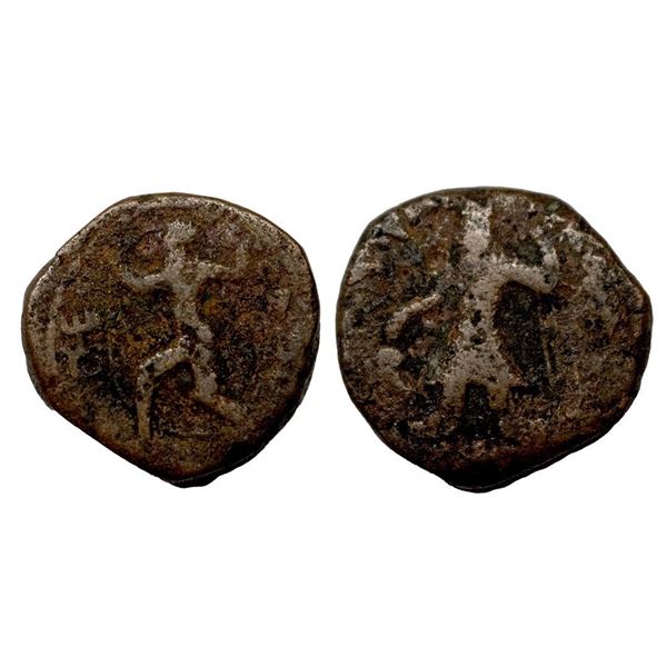 Kushanas, Kanishka I (127-150 AD), Copper Tetra Drachm, 16.80 gms.