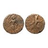 Image 1 : Kushanas, Kanishka I (c. 127-158 AD), Copper 1/4 Drachma, 3.13Grms.