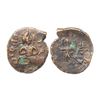 Image 1 : Kushan, Huvishka (c. 152-192 AD). Copper Drachm, 8.10Grms.