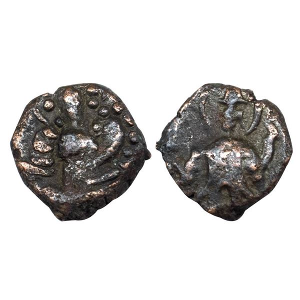 Kushanas, Vasudeva I (195-230 AD), Copper Unit, 3.29 gms
