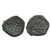 Image 1 : Nagas of Padmavati, Deva Naga ( 3rd century AD ), Copper Kakini, 3.09 gms