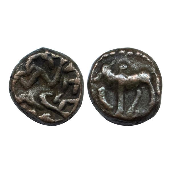 Nagas of Padmavati, Copper Kakani, 1.18 gms