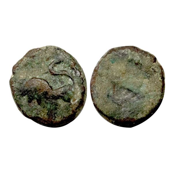 Gupta Dynasty, Ramagupta (4th Century AD), Copper Unit, 1.34 gms.