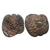 Image 1 : Kalachuris of Mahismati, Krishnaraja (c. 6th-7th Century AD), Copper Unit, 0.83 gms,