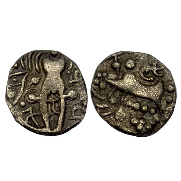 Karkota Dynasty, Kashmir, Pratapaditya (7th Century AD), Debased Gold Dinara, 7.08 gms.