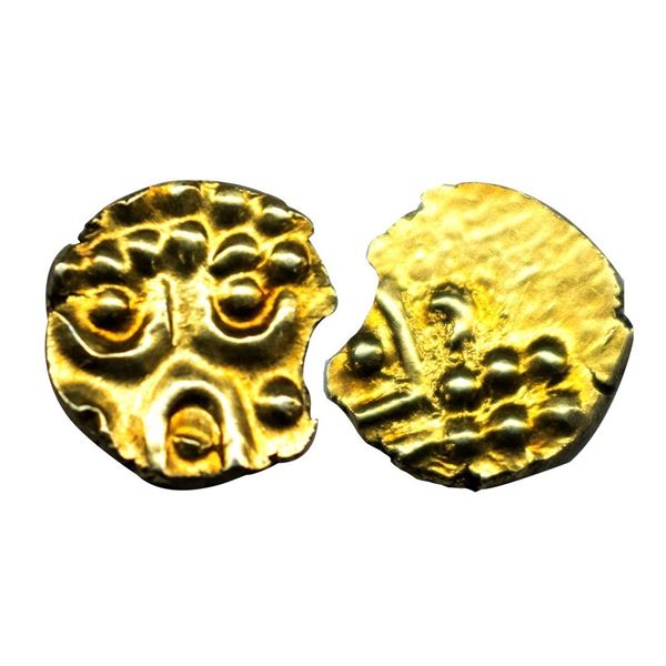 Veera Raya, Set of 3 Coins, Gold Fanam, 0.34 gms