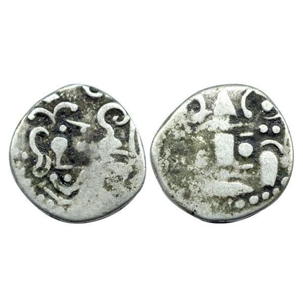 Indo Sassanian type, Anonymous issue from NW India, (7th-8th Century AD), Billon Unit, 3.72 gms