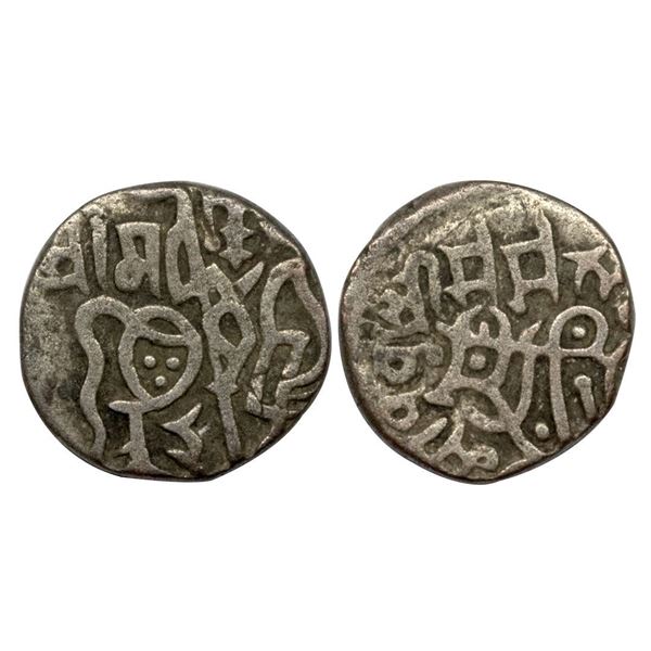 Medieval, Tomars of Delhi, Madana Pala, (1145-1167 AD) Billon 3.12 gms.