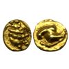 Hindu Medieval, Western Gangas (c. 10th Century AD), Gajapati, Gold ¼ Fanam, 0.08 gms.