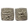 Image 1 : Akbar (AH 963-1014, 1556-1605 AD), Silver Square 1/2 Rupee, 5.73 gms, Mintless & Monthless Type, Jal