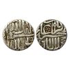 Image 1 : Akbar (AH 963-1014, 1556-1605 AD), Silver Mahmudi, 5.51 gms, Mulher Mint, struck by the Raja of Bagl