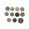 Image 2 : Set of 11 Rupees including Jahangir, Shah Jahan & Aurangzeb, One Rupee of Bengal Presidency.