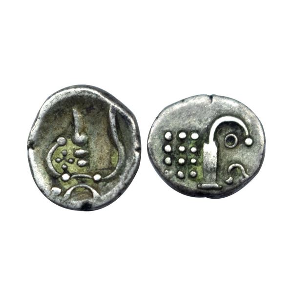 Cochin State, Silver Puttun, 1.09 gms