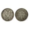 Image 1 : Victoria Empress, Silver ¼ Rupees, 1876, Calcutta Mint.
