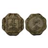 Image 1 : George V, 4 Anna, 6.60 gms, 1919, Calcutta Mint.