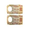 Image 2 : Republic India, 2 Rupees, Satellite series, 38D 347416 & 38D 347417, B inset, Set of 2.