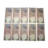 Image 2 : Republic India, Set of 10 Notes, 10 Rupees, Gandhi Series, 111111 to 999999 & 1000000.