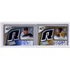 Image 1 : Hockey Cards - 2 Card Lot of Rookie Jersey Signed Cards