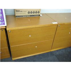 Oak 2 Door Lateral File Cabinet