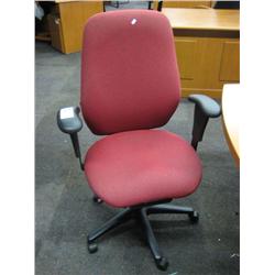 Hon  Red  Highback Multi- Lever Task Chair