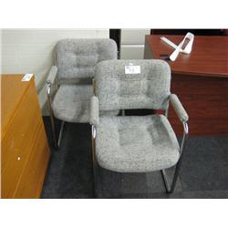 2 Grey Client Chairs