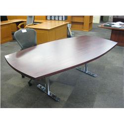 Mahogany 8' Boardroom Table
