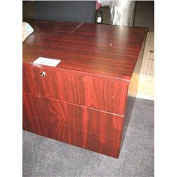 Mahogany Rolling Pedestal