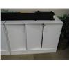 Image 1 : 2 -  White Storage Cabinets