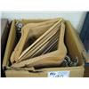 Image 1 : Box Of Wooden Hangers