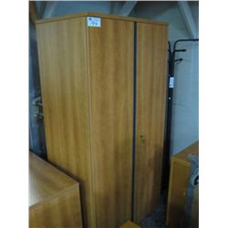 Beech  6ft - 2 Dr Locking Cabinet
