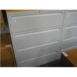 4 Drawer Steelcase Lateral File Cabinet