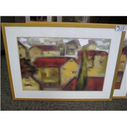 Large Framed Landscape Print