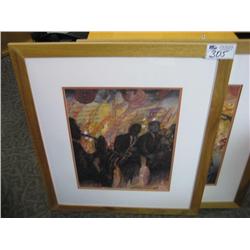 Large Framed Jazz Print