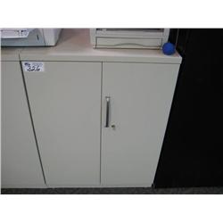 2 Door Steelcase Stationary Cabinet