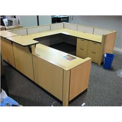 Steelcase U Shaped Reception Desk