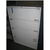 Image 1 : White 4 Drawer File Cabinet