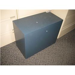 Blue 2 Drawer File Cabinet