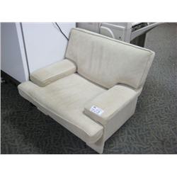 White Leather Sofa Chair