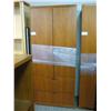 Image 1 : 8 Ft Cherry 2 Door Cabinet With 2 Drawers