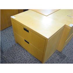 Maple 2 Drawer Lateral File Cabinet