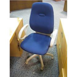 Blue Mid Back Task Chair